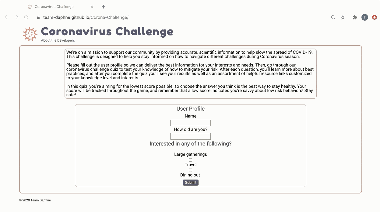 coronavirus challenge project gif